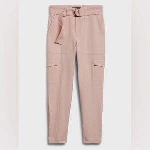 Banana Republic Refined Tapered Stretch Cargo Pant in Blush